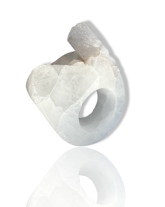 quartz | crystal ring | No.9 size 6