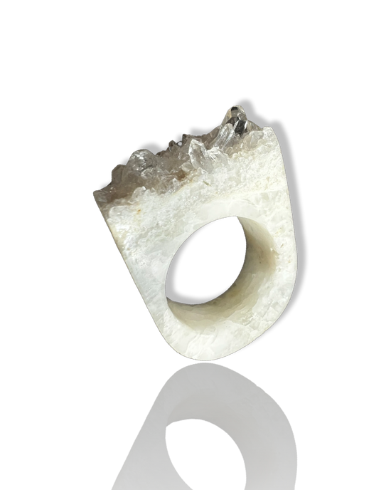 quartz | crystal ring | No.3 size 5.5