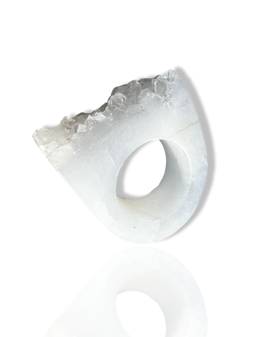 quartz | crystal ring | No.17 size 8.5
