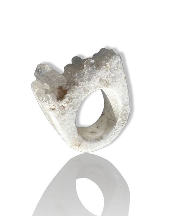 quartz | crystal ring | No.13 size 7