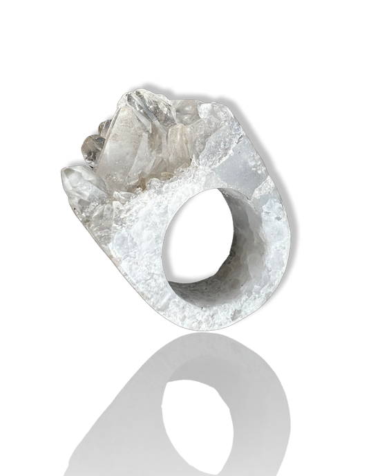 quartz | crystal ring | No.2 size 5.5