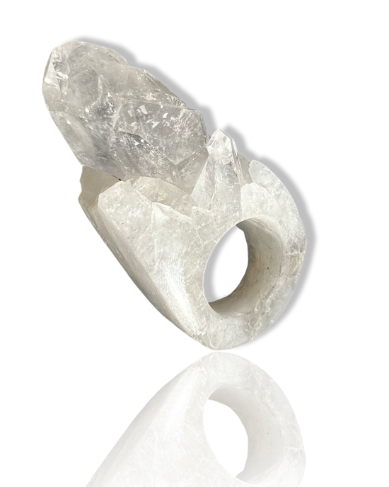 quartz | crystal ring | No.14 size 7.5