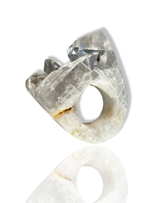 quartz | crystal ring | No.11 size 7